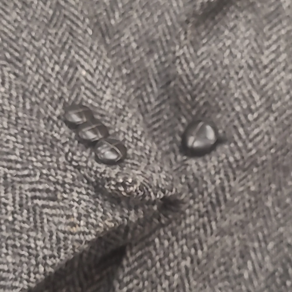 HARRIS TWEED HAND WOVEN 100% VIRGIN SCOTTISH  WOOL BLAZER XL - Picture 3 of 8